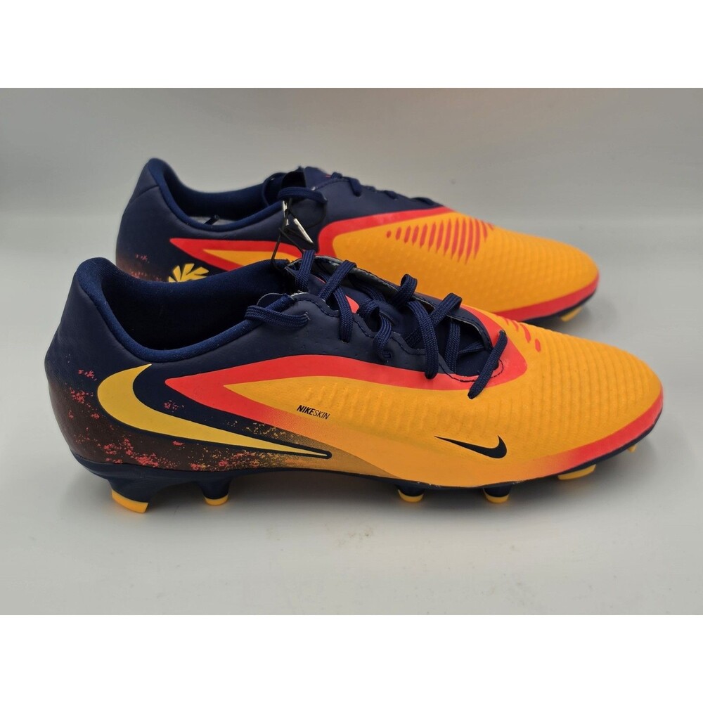 Nike Phantom 6 Low 'Erling Haaland' Orange Soccer Cleats Size 7.5 HQ2314-800